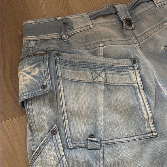 NWOT Free People Wilder Cargo Inspired Pants $228 XS Autumn Sky Slouchy 0066 - Picture 8 of 10